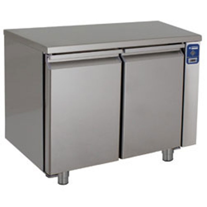 Tables frigorifiques, ventilées, 2 portes GN 1/1, (sans groupe)