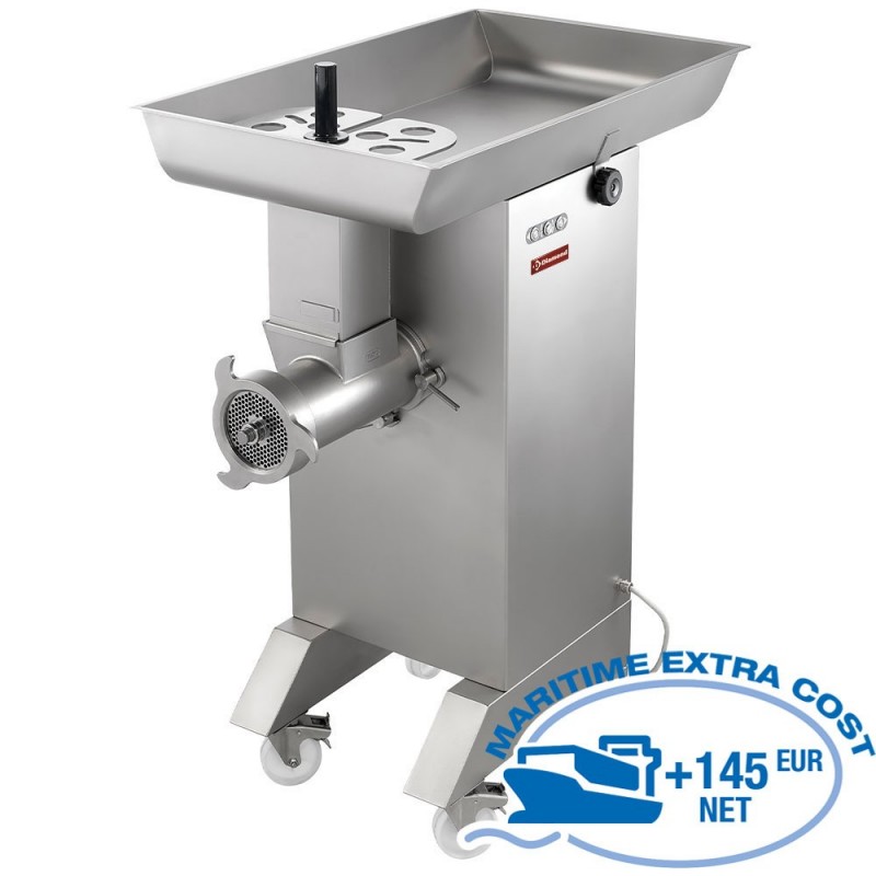 Hachoir en inox N° 42, Ø 4.5 mm, 800/1000 kg/h, sur roues