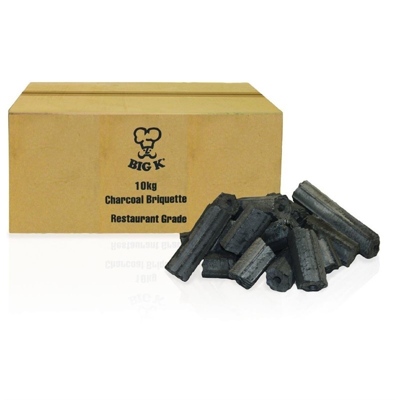 Briquettes de charbon de bois qualité restaurant Big K 10kg