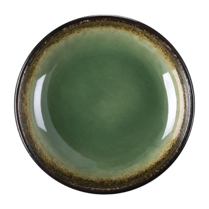 Plats à tapas profonds Olympia Nomi verts 20mm