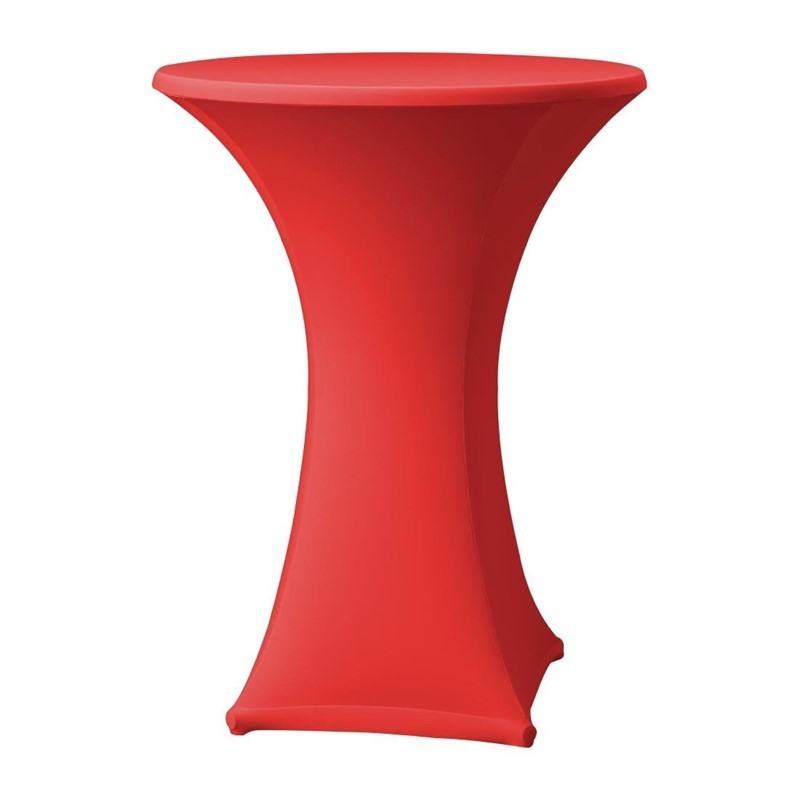 Housse de table extensible Samba rouge D1
